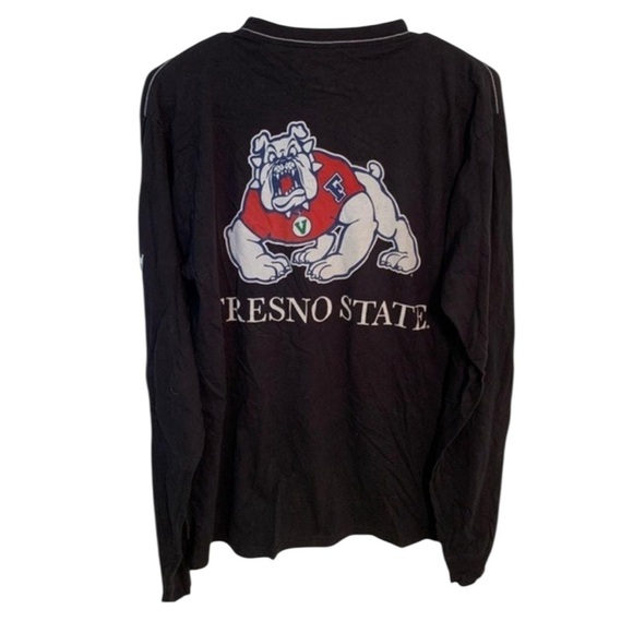 Original League Collegiate Long Sleeve T-Shirt Fresno State Bulldogs M - Picture 1 of 4